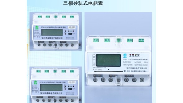 森维三相导轨式电能表如何区分